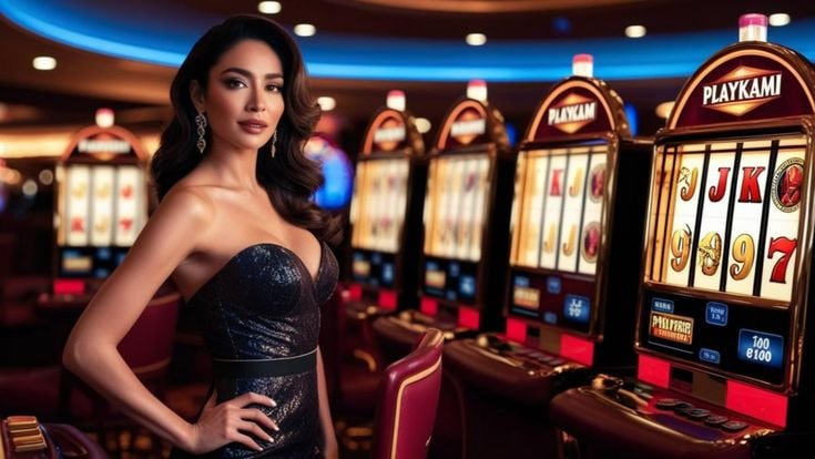 Night casino sign image introducing ok baja home experience for Bangladesh users